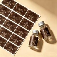 Étiquettes personnalisées en vinyle imperméable pour flacons de peptides, prix de gros, pour emballages de suppléments cosmétiques et de poudres de peptides de 2 ml et 10 ml