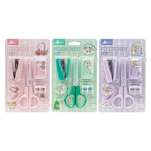 Miax Stationery Set Dinosaur Theme School Supplies Kids Gift Plastic Stapler Scissors Tape Set - Product Image 5