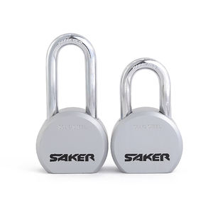 Candado redondo de acero sólido 45 con grillete endurecido largo antioxidante resistente de alta calidad de 65mm - Product Image 1