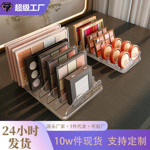 Organizador de maquillaje de acrílico transparente 4 en 1, caja de almacenamiento para paleta de sombras de ojos, soporte para cosméticos para uso en cajones - Product Image 5