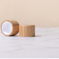 10ml 100ml bouteille en verre d'huile essentielle bouteille en verre opale vide bouteille cosmétique en verre blanc avec bouchon à vis en bambou pour huile de Massage