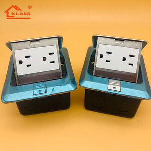 Sàn ổ cắm hộp Anh EU chúng tôi thép không gỉ Pop Up Máy tính để bàn Ổ cắm điện nối đất Ổ cắm ổ cắm với 3pin 2pin USB Loại C - Product Image 2