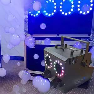 Electric 1500W RGBW LED DMX512 Smoke Bubble Fog Machine with Wireless <b>Remote</b> Metal Construction <b>for</b> Stage Use - Product Image 5