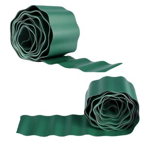 6M*20CM PE <strong>Garden</strong> Fence Flexible Border Tape Lawn <strong>Edging</strong> Fence <strong>Plastic</strong> Corrugated Curved Lawn <strong>Edging</strong> - Product Image 1