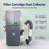 Machine à pulvérisation de poussière à cartouche pour le bois, la découpe laser plasma multi-stations, l'acier inoxydable et la poussière sèche ultra-fine