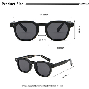 Gafas de sol de montura gruesa con degradado naranja al por mayor, en stock - Protección UV400 CP Pin Core - OEM personalizado para reventa - Product Image 6