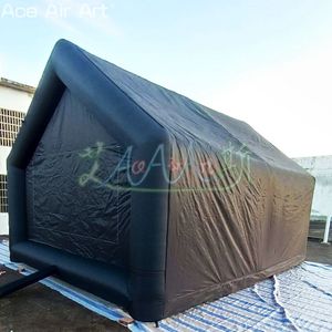 Cinéma privé, profitez de l'espace privé, tente de cinéma gonflable noire pour regarder des films, couples - Product Image 6