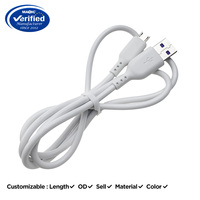 Nouveau câble de données de charge USB CCA USB2.0 Type a vers Micro USB mâle vers mâle de 1m