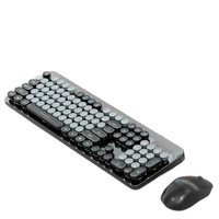 Ensemble clavier et souris sans fil, clavier et souris sans fil silencieux pleine taille, 2.4G pour ordinateur de bureau Windows, ordinateur portable
