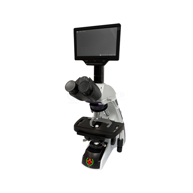 Trinocular Digital Microscope 400X Video Microscope with 7 Inch HD Screen WiFi HDMI USB Camera