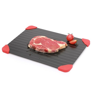 Plateau de décongélation rapide pour viande, nouveau style, en aluminium noir, pour viande congelée, vente chaude - Product Image 1