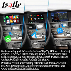 Boîtier d'interface <span class=keywords><strong>Android</strong></span> CarPlay Lsailt Qualcomm Base 8+128 Go pour Infiniti M35 M37 Q70 2010-2018 avec YouTube Play <span class=keywords><strong>Store</strong></span> Lsailt - Product Image 4