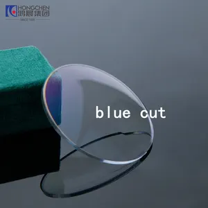 HONGCHEN 1.56 Blue Cut Lens blue block lenses Hmc Blue Coating anti blue ray lens optical