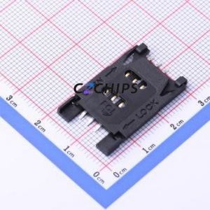 7111S2015X02LF <b>SIM</b> <b>Card</b> Connector SMD Connector Flip Cover Type Mini <b>SIM</b> <b>Card</b> <b>Card</b> <b>Holder</b> 2.5mm - Product Image 1