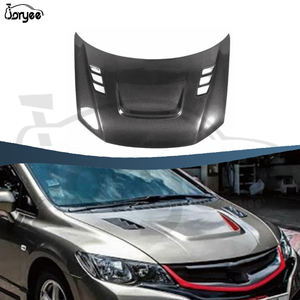 Kit carrosserie tuning pour <span class=keywords><strong>Honda</strong></span> <span class=keywords><strong>Civic</strong></span> 8ème génération 2006 2007 <span class=keywords><strong>2008</strong></span> : pare-chocs avant, diffuseur arrière, jupes latérales, extensions d'ailes - Product Image 6