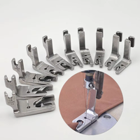 Accessoires pour machine à coudre domestique à une aiguille - Kit de pieds presseurs - Pied presseur de rechange pour ourlets roulés - Accessoire de couture
