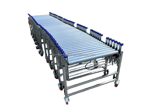 Nailiコンベア高度電動ローラーコンベアシステム伸縮式回転折り畳み式ゴムベルト付き物流用 - Product Image 3