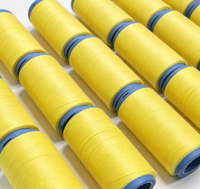 Heat Insulating 1000D Fireproof Para Aramid Twisted Filament Thermal Stable Lithium Battery Pack Separation Material Fiber