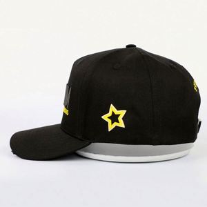 Custom 5 Panel Private Label <b>Black</b> <b>Baseball</b> <b>Caps</b> for Men, Metal Buckle Stylish Dad Hats,High Quality Distressed Gorros Hat - Product Image 4