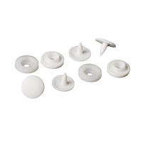 Boutons-pression en résine plastique lisse et lavable, ronds, à quatre parties, T90, 10 mm, personnalisables, pour vêtements et chaussures de bébé, couture – Vente chaude