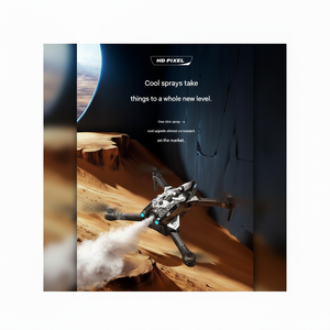 Drone de pulvérisation A66 avec caméra HD 720P, photographie aérienne, évitement d'obstacles, quadricoptère télécommandé, mode maintien d'altitude - Product Image 1