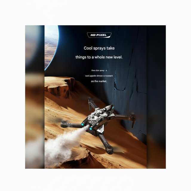 A66 Spraying Drone 720P HD Aerial Photography Obstacle Avoidance Brush Motor Quadcopter Remote-Controlled Aircraft Altitude Hold