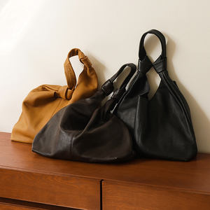 Bolso de Mano de Lujo para Mujer, Bolsos de Gran Capacidad de Cuero Vacuno Genuino, Bolso de Hombro de Diseñador, Bolso de Compras GZZEST Impermeable de 2-2.9L - Product Image 6