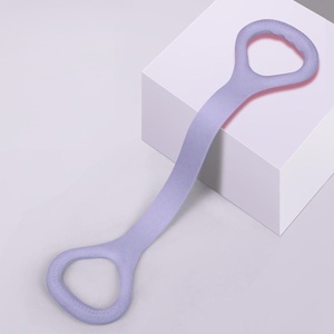 Bandas de Resistencia Elásticas de 3 Piezas, Material PP, Bandas de Ejercicio en Forma de 8 con Asas para Mujeres y Hombres, Estiramiento de Brazos, Yoga - Product Image 3