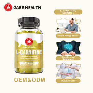 Gummies à la L-Carnitine : Favorisent le métabolisme des graisses et stimulent l'énergie quotidienne pour le sport – Pour hommes, femmes et adultes – Saveur orange naturelle - Product Image 1