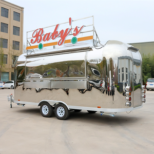 CAMPTRL Food Truck Trailer Mobile Kitchen USA Entièrement Équipé Snack Cart Street Vending Car Fast Food Caravan Manufacturer - Product Image 5