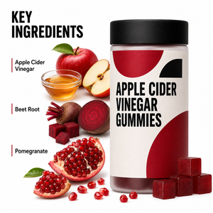 Gummies au vinaigre de cidre certifiées ODM/OEM, personnalisées, riches en protéines, cétogènes, pour la santé digestive, complément alimentaire naturel - Product Image 4
