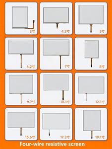 Màn hình điện trở bốn dây <span class=keywords><strong>7</strong></span> inch 164.5*99 ở giữa màn hình cảm ứng điện trở giao diện FPC - Product Image 6