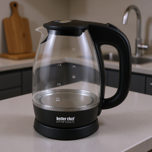 Better Chef Electric Kettle 1.7L Borosilicate Glass Cordless With Led Light Home <b>Kitchen</b> <b>Appliance</b> - Product Image 2