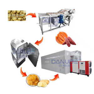 Commercial Potato Dryer Machine Sweet Potato Dehydrator Potato Washing and Drying Machine Price - Product Image 1