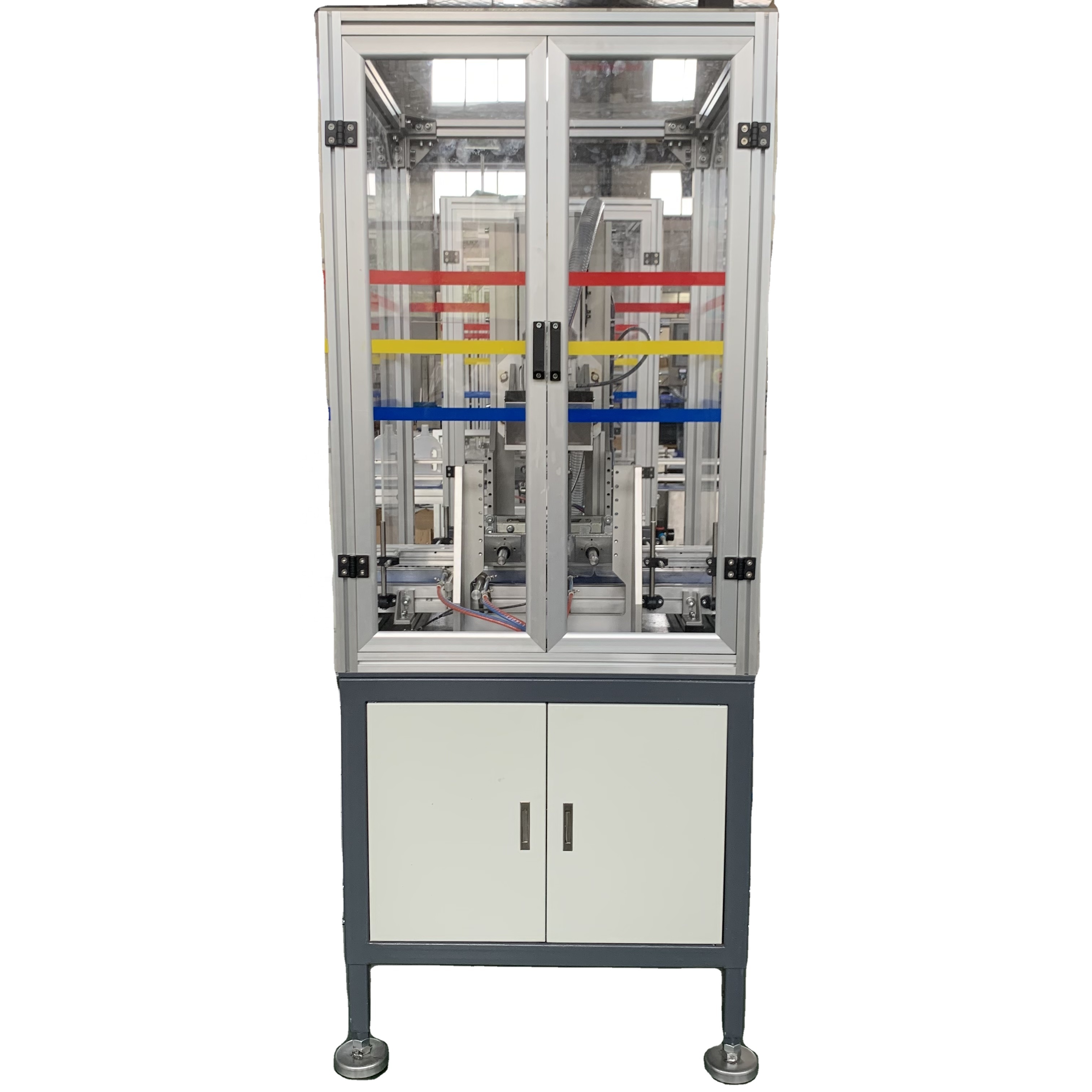 Automatic PE plastic bottle neck cutting machine