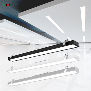 Utilisation commerciale led éclairage linéaire 3.5 pouces de largeur encastré linéaire led plafonniers pour bureau - Product Image 1