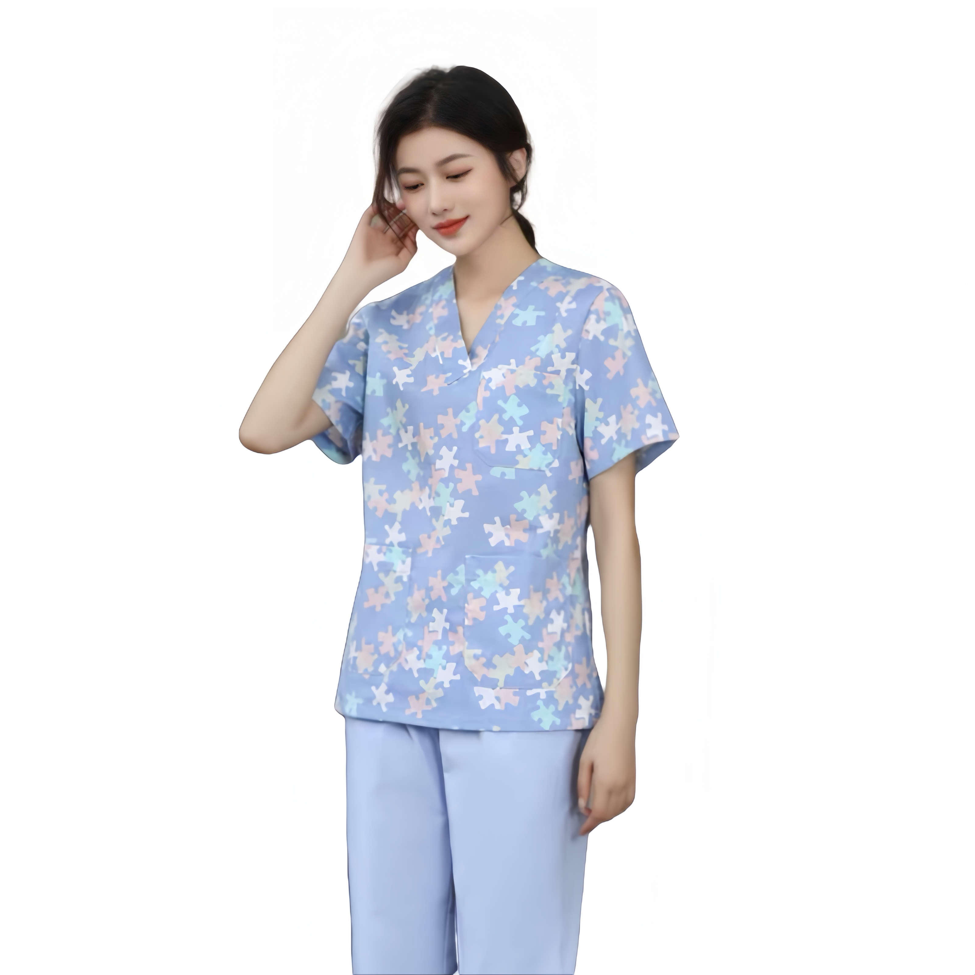 1.ด้านบน + กางเกง