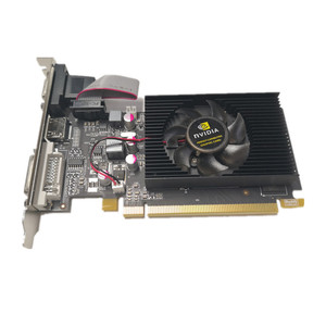 GT610 1GB Desktop Half-Height <strong>Graphics</strong> <strong>Card</strong> Low-End PCI Express VGA Game <strong>Card</strong> Fan Cooler for Small Chassis Bright <strong>DDR3</strong> - Product Image 1