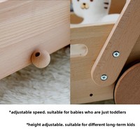 Poussette de marche multifonctionnelle pour enfants, anti-basculement, à vitesse réglable, parfait pour le premier anniversaire des garçons et des filles.