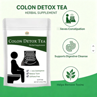 Thé Détoxifiant du Côlon, Soulagement de la Constipation, Thé aux Herbes Naturelles, Nettoyage Intestinal, Soutien à la Digestion, Sachets de Thé Sans Caféine