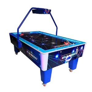 เครื่องเล่นเกมอาร์เคดแบบโค้งในร่ม ใช้เหรียญหยอด โต๊ะแอร์ฮอกกี้รุ่น Meteor ยอดนิยมสำหรับการขาย - Product Image 1