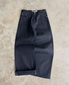 <span class=keywords><strong>Jeans</strong></span> da Uomo in Denim Nero Indaco di Alta Qualità 14-16 OZ, Pantaloni Personalizzati in Denim Grezzo Selvedge - Product Image 5