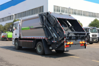 Truk Penghancur Sampah Listrik Shacman 12CBM, Truk Kompresi Sampah untuk Sanitasi Kota