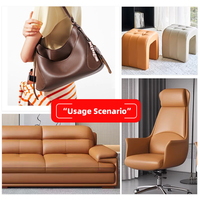 Vente en gros Litchi gaufré PVC tricot cuir synthétique artificiel imperméable pour canapé chaise meubles Faux cuir matériel