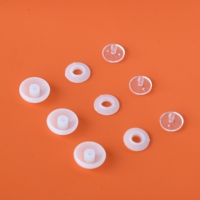 Tutup Plastik 13mm 15mm 17mm, Tombol Atas Anti Karat, Tidak Ada Noda Karat Setelah Dicuci, untuk Aksesoris Topi Baseball dan Topi Anak