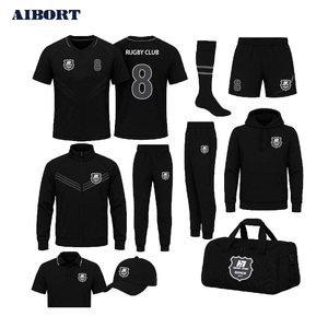 Aibort Nueva Zelanda Australia Fiji Rugby Jersey Shorts | Island Sublimation Rugby Uniform Sets Ropa deportiva personalizada Eco-Friendly - Product Image 3