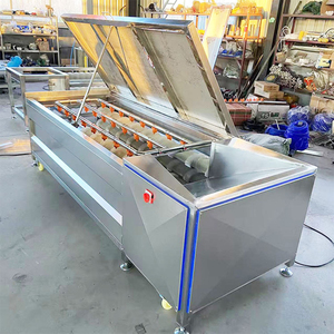 Machine à laver et à <span class=keywords><strong>épluche</strong></span>r les pommes <span class=keywords><strong>de</strong></span> <span class=keywords><strong>terre</strong></span> et le gingembre avec brosse à rouleaux - Product Image 1