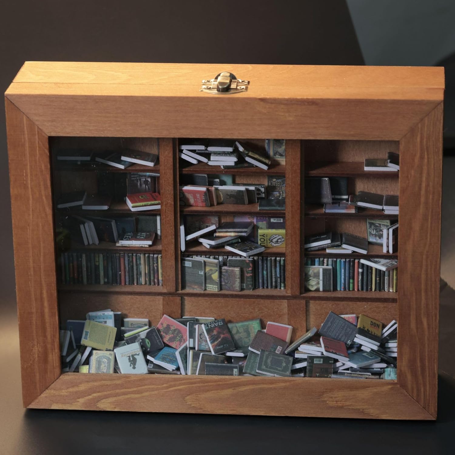 size L: 25.5*20.5*7.7 cm(with 200 books)