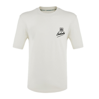 T-shirt à manches courtes pour homme, décontracté, 100% coton, 250 g/m², surdimensionné, essentiel de la mode, personnalisé avec broderie en relief
