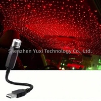 Lumière de plafond pour voiture, ciel étoilé, en métal, à faire soi-même, étoiles scintillantes, USB, lumière d'ambiance intérieure, activée par la musique, montée sur véhicule